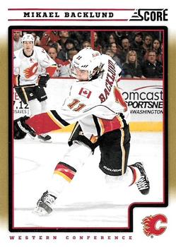 2012-13 Score - Gold Rush #98 Mikael Backlund Front