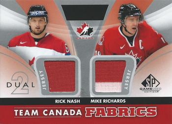 2012-13 SP Game Used - Team Canada Fabrics Dual #TC-26 Rick Nash / Mike Richards Front