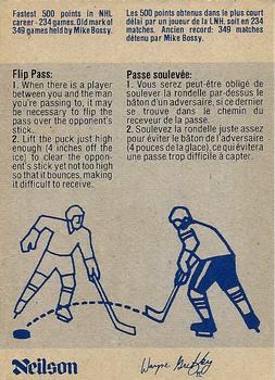 1982-83 Neilson Wayne Gretzky #50 Flip Pass Back