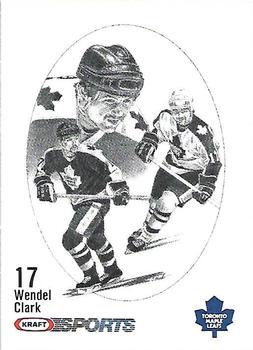 1986-87 Kraft Drawings #NNO Wendel Clark Front