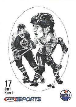 1986-87 Kraft Drawings #NNO Jari Kurri Front