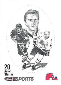 1986-87 Kraft Drawings #NNO Anton Stastny Front