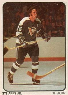 1974-75 Lipton Soup #49 Syl Apps Jr. Front