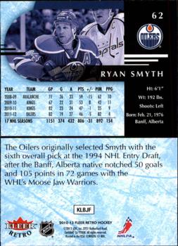 2012-13 Fleer Retro #62 Ryan Smyth Back