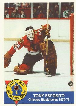 1993-94 High Liner Greatest Goalies #8 Tony Esposito Front