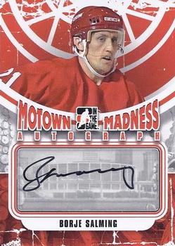 2012-13 In The Game Motown Madness - Autographs #A-BSA Borje Salming Front