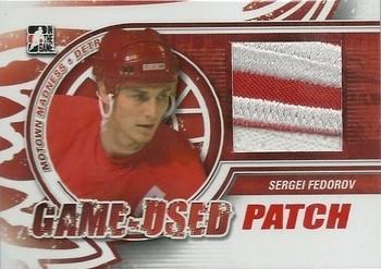 2012-13 In The Game Motown Madness - Game Used Patch Red #M-02 Sergei Fedorov Front