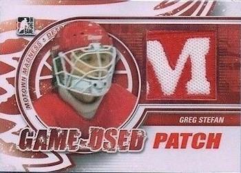 2012-13 In The Game Motown Madness - Game Used Patch Red #M-24 Greg Stefan Front