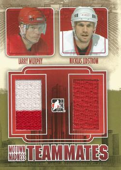 2012-13 In The Game Motown Madness - Teammates Jerseys #TM-13 Larry Murphy / Nicklas Lidstrom Front