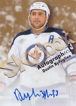 2012-13 Fleer Retro - Autographics 1999 #99-DB Dustin Byfuglien Front