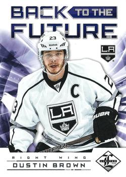 2012-13 Panini Limited - Back To The Future #BTF BN Dustin Brown / Bernie Nicholls Front