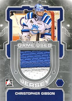 2012-13 In The Game Between The Pipes - Jerseys Silver #M-26 Christopher Gibson Front