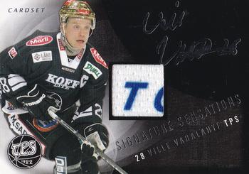 2011-12 Cardset Finland - Signature Sensations Exchange #NNO Ville Vahalahti Front
