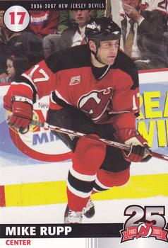 2006-07 25th Anniversary Captains' Series New Jersey Devils #NNO Michael Rupp Front