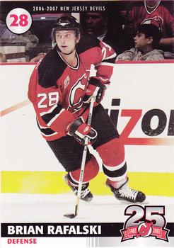 2006-07 25th Anniversary Captains' Series New Jersey Devils #NNO Brian Rafalski Front