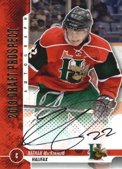 2012-13 In The Game Draft Prospects - Autographs Gold #A-NM Nathan MacKinnon Front