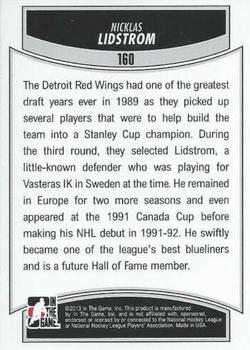 2012-13 In The Game Draft Prospects - Emerald #160 Nicklas Lidstrom Back