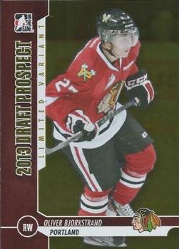 2012-13 In The Game Draft Prospects - Gold #57 Oliver Bjorkstrand Front