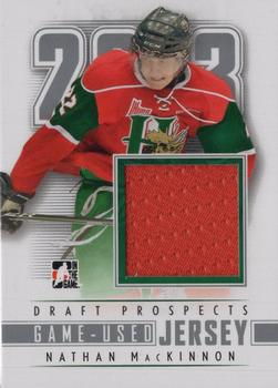 2012-13 In The Game Draft Prospects - Game-Used Jerseys Silver #M-21 Nathan MacKinnon Front