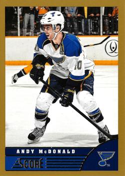 2013-14 Score - Gold #447 Andy McDonald Front