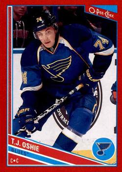 2013-14 O-Pee-Chee - Red #100 T.J. Oshie Front