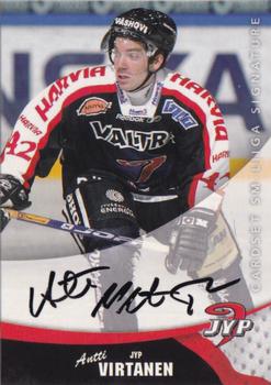 2004-05 Cardset Finland - Autographs #67 Antti Virtanen Front