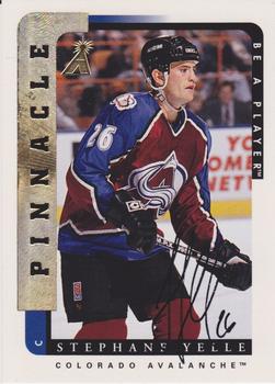 1996-97 Pinnacle Be a Player - Autographs #15 Stephane Yelle Front