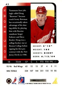 1996-97 Pinnacle Be a Player - Autographs #43 Doug Brown Back