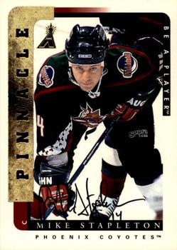 1996-97 Pinnacle Be a Player - Autographs #92 Mike Stapleton Front