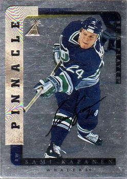 1996-97 Pinnacle Be a Player - Autographs Silver #145 Sami Kapanen Front