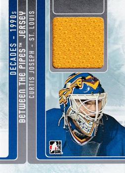 2013-14 In The Game Decades 1990s - Between the Pipes Jersey Silver #BTPJ-03 Curtis Joseph Front