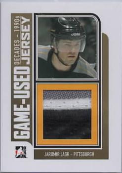 2013-14 In The Game Decades 1990s - Game Used Jerseys Gold #M-12 Jaromir Jagr Front
