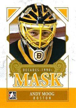 2013-14 In The Game Decades 1990s - Decades Mask #DM-01 Andy Moog Front