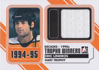 2013-14 In The Game Decades 1990s - Trophy Winners Jerseys Black #TW-10 Eric Lindros Front