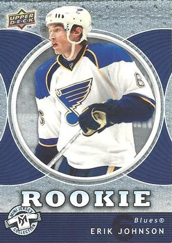 2007-08 Upper Deck Mini Jersey #142 Erik Johnson Front