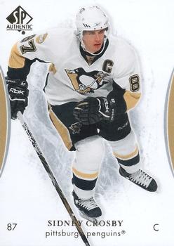 2007-08 SP Authentic #34 Sidney Crosby Front