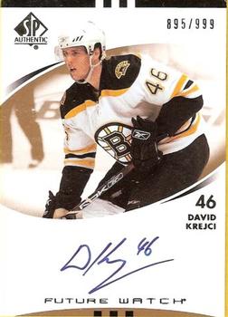 2007-08 SP Authentic #200 David Krejci Front