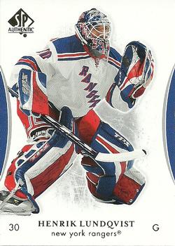 2007-08 SP Authentic #31 Henrik Lundqvist Front