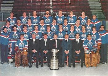 1992-93 High Liner Stanley Cup #25 Edmonton Oilers Front