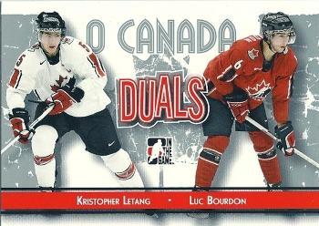 2007-08 In The Game O Canada #87 Kristopher Letang / Luc Bourdon Front