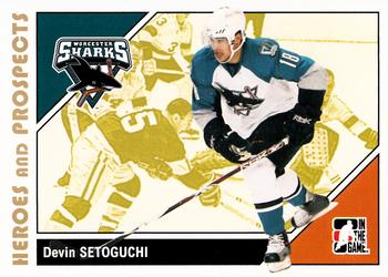 2007-08 In The Game Heroes and Prospects #158 Devin Setoguchi Front