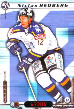2000-01 Cardset Finland #008 Niclas Hedberg Front