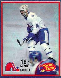 1986-87 Yum Yum Quebec Nordiques #NNO Michel Goulet Front