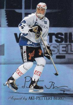 1995-96 Leaf Sisu Limited (Finnish) - Signed and Sealed #4 Aki Berg Front