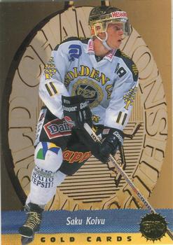 1995-96 Leaf Sisu SM-Liiga (Finnish) - Gold #15 Saku Koivu Front