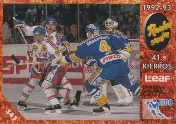 1993-94 Leaf Sisu SM-Liiga (Finnish) #341 Runkosarja 41. Kierros Front