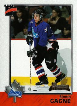 1998 Bowman CHL #107 Simon Gagne Front