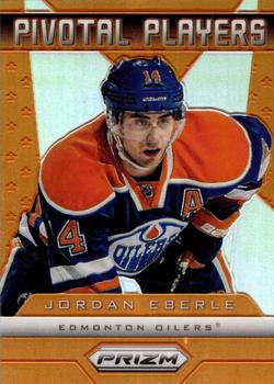 2013-14 Panini Prizm - Pivotal Players Prizms Orange #PP-11 Jordan Eberle Front