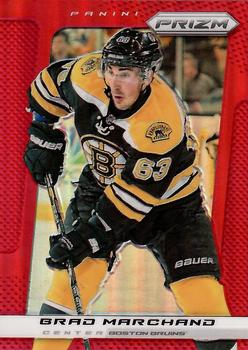 2013-14 Panini Prizm - Prizms Red #5 Brad Marchand Front