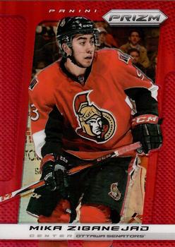 2013-14 Panini Prizm - Prizms Red #71 Mika Zibanejad Front